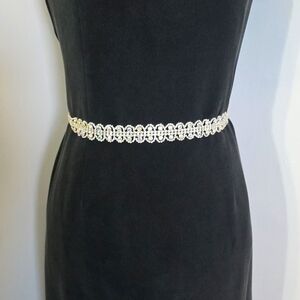 AB Rhinestone Bridal Sash Belt